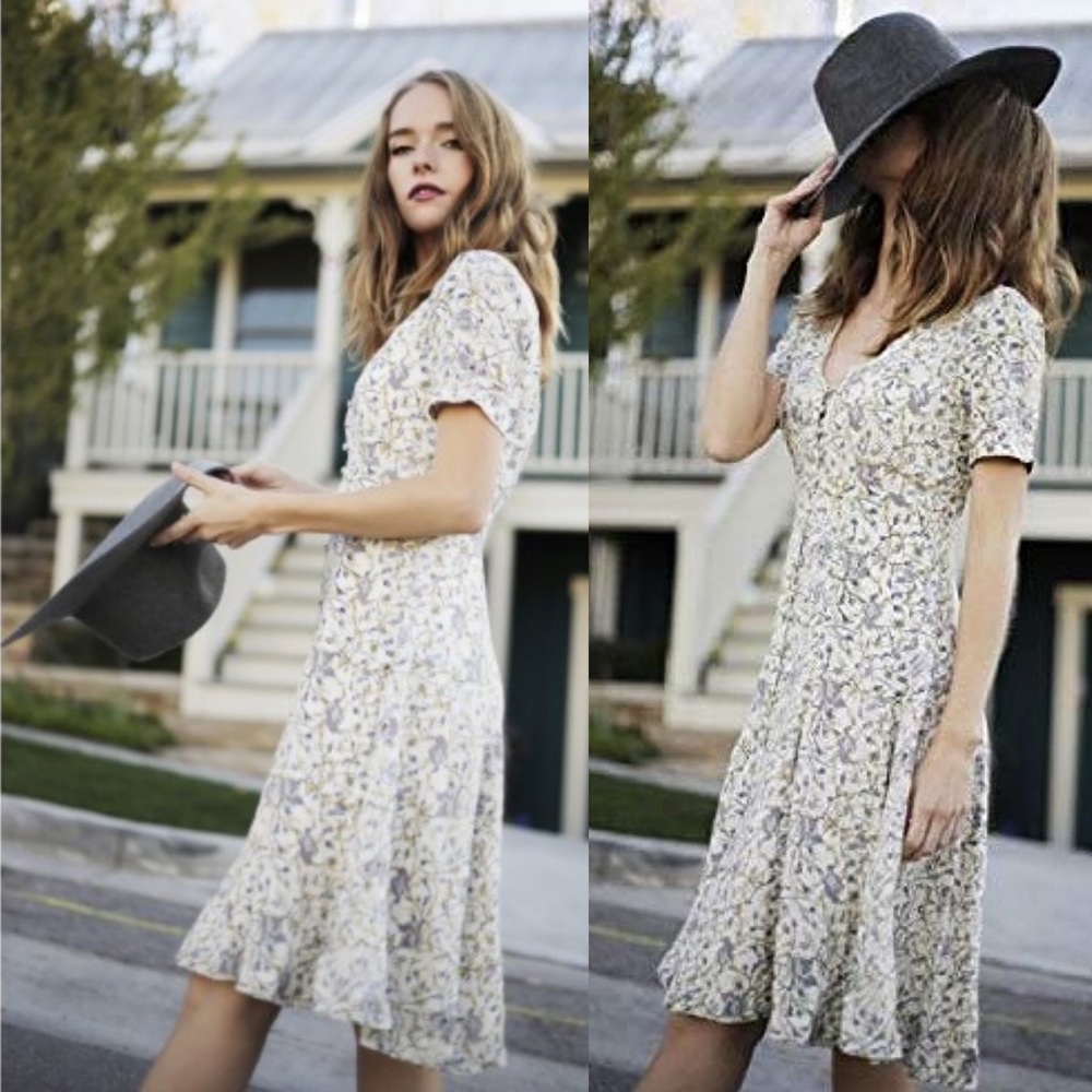 FREE PEOPLE “Mystic Magnolia Midi Dress”